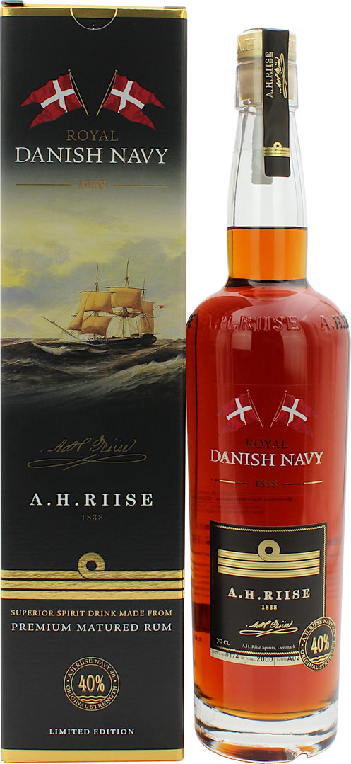 A.H. Riise Royal Danish Navy Rum 0,7 L